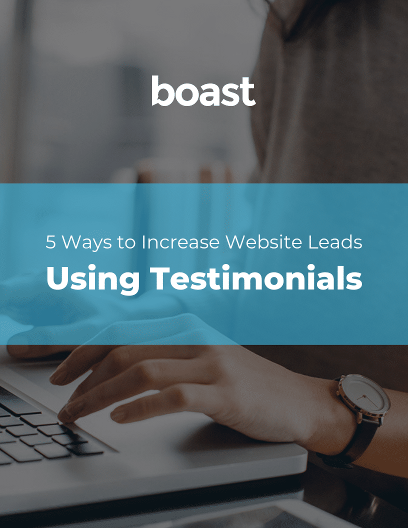 5 Ways to Increase Website Leads Using Testimonials cover