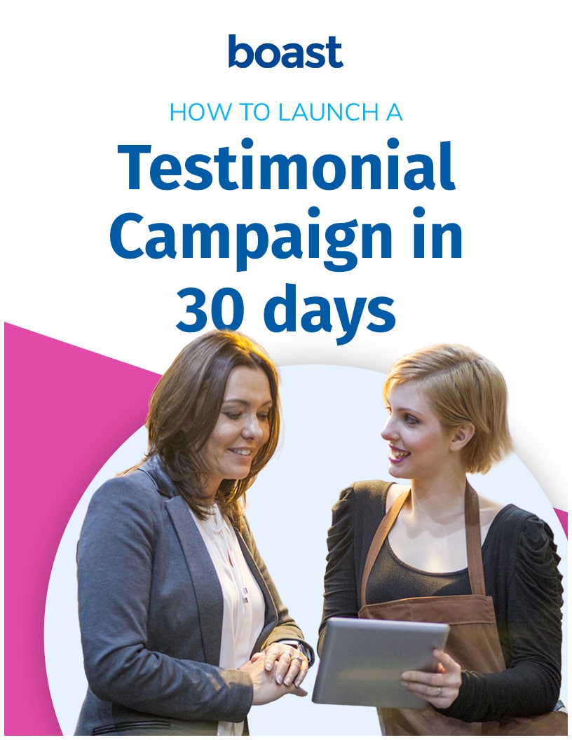 How To Launch A Testimonial Campaign in 30 days cover