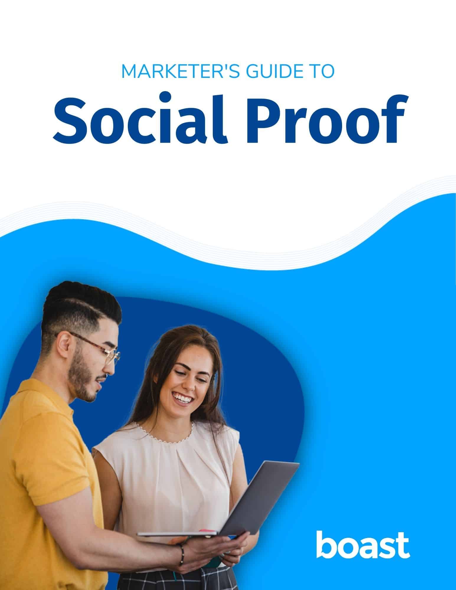 Download the Marketer’s Guide to Social Proof cover
