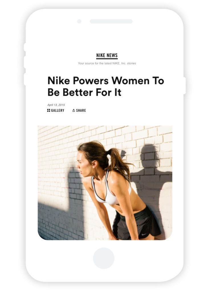 examples of user-generated content - Nike's Better For It Campaign